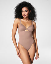 SPANXsculpt™ Seamless Power High-Waisted Thong | Cafe Au Lait